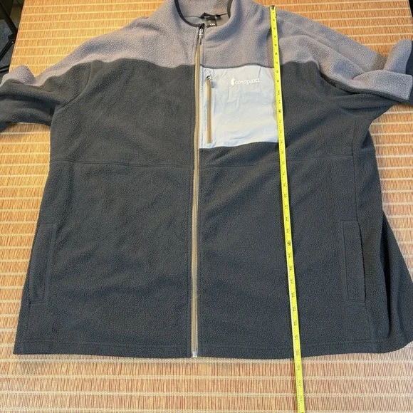 Cotopaxi Abrazo Fleece Jacket Full Zip 3XL Mens Black Gray Colorblock Coat - Picture 3 of 7